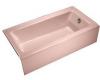 Kohler Bellwether K-876-45 Wild Rose Bath Tub with Integral Apron and Right-Hand Drain