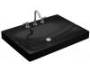 Kohler Strela K-2953-1N-7 Black Black One-Piece Surface and Integrated Lavatory without Overflow