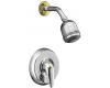 Kohler Coralais K-T15613-4-CB Polished Chrome/Polished Brass Accents Shower Trim with Lever Handle