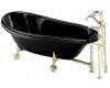 Kohler Birthday Bath K-100-7 Black Black 6' Bath