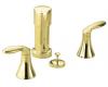 Kohler Coralais K-15286-4-PB Vibrant Polished Brass Bidet Faucet with Lever Handles