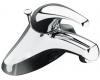 Kohler Coralais K-15583-F-CP Polished Chrome Single-Control Centerset Lavatory Faucet with Pop-Up Drain, 1.5 Gpm Spray and 3-1/4" Lever Han