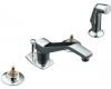 Kohler Triton K-7449-K-CP Polished Chrome Widespread Lavatory Shampoo Faucet, Requires Handles