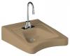 Kohler Morningside K-12636-L-33 Mexican Sand Wheelchair Lavatory with 4" Centers and Soap Dispenser Drilling on Left