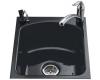 Kohler Napa K-5848L-1-95 Ice Grey Tile-In Entertainment Sink with Single-Hole Faucet Drilling at Left