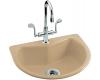 Kohler Entertainer K-6558-1-33 Mexican Sand Self-Rimming Entertainment Sink with Single-Hole Faucet Drilling