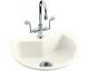 Kohler Entertainer K-6558-1-58 Thunder Grey Self-Rimming Entertainment Sink with Single-Hole Faucet Drilling