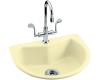 Kohler Entertainer K-6558-1-Y2 Sunlight Self-Rimming Entertainment Sink with Single-Hole Faucet Drilling