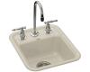 Kohler Aperitif K-6560-2-G9 Sandbar Self-Rimming Entertainment Sink with Two-Hole Faucet Drilling for 4" Center Faucets