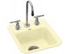 Kohler Aperitif K-6560-2-Y2 Sunlight Self-Rimming Entertainment Sink with Two-Hole Faucet Drilling for 4" Center Faucets