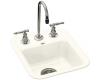 Kohler Aperitif K-6560-3-FD Cane Sugar Self-Rimming Entertainment Sink with Three-Hole Faucet Drilling for 8" Center Faucets