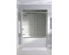 Kohler Portrait K-702100-G53-SHP Bright Polished Silver 1/4" Thick Glass Bypass Bath Door with Rhapsody Glass