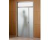 Kohler Purist K-702222-D4-SH Bright Silver Steam Shower Door with In-Line Panel and Opaque Glass