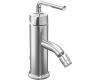 Kohler Purist K-14434-4A-CP Polished Chrome Single Control Bidet Faucet with Straight Lever Handle