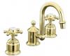 Kohler Antique K-325-3D-PB Polished Brass 8-16" Widespread Six-Prong Handle Bath Faucet with Curio Spout