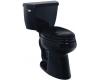 Kohler Wellworth K-3422-52 Navy Elongated Toilet with Left-Hand Trip Lever