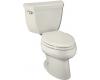 Kohler Wellworth K-3422-96 Biscuit Elongated Toilet with Left-Hand Trip Lever