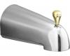 Kohler Devonshire K-389-CB Brushed Nickel/Polished Brass Wall Mount Diverter Bath Spout