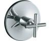 Kohler Purist K-T14488-3-CP Polished Chrome Thermostatic Valve Trim with Cross Handle