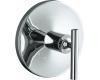 Kohler Purist K-T14488-4-CP Polished Chrome Thermostatic Valve Trim with Lever Handle