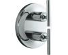 Kohler Purist K-T14489-4-BN Brushed Nickel Stacked Thermostatic Valve Trim with Lever Handles