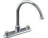 Kohler Coralais K-15888-K-CP Polished Chrome Decorator Kitchen Sink Faucet with 9" Traditional Spout, Requires Handles