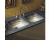 Kohler Highlands K-14578-H5-96 Biscuit Design on Clay/Tones Single Bowl Undercounter Kitchen Sink