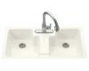 Kohler Cantina K-5852-3-FT Basalt Tile-In Kitchen Sink with Three-Hole Faucet Drilling