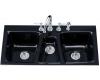 Kohler Trieste K-5893-5-52 Navy Tile-In Kitchen Sink with Five-Hole Faucet Drilling