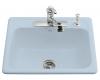 Kohler Mayfield K-5964-1-6 Skylight Self-Rimming Kitchen Sink with Single-Hole Faucet Drilling