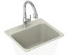 Kohler Glen Falls K-6664-2-33 Mexican Sand Tile-In Utility Sink with Two-Hole Faucet Drilling
