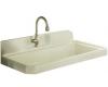 Kohler Harborview K-6607-1-NY Dune Self-Rimming Or Wall-Mount Utility Sink with Single-Hole Faucet Drilling On Center Deck Of Sink