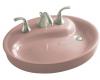 Kohler Yin Yang K-2354-1-45 Wild Rose Wading Pool Lavatory with Single-Hole Faucet Drilling and Overflow