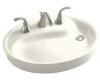 Kohler Yin Yang K-2354-4-52 Navy Wading Pool Lavatory with 4" Centers and Overflow