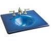 Kohler Iron/Impressions K-3048-4-KD Vapour Indigo 25" Cast Iron One-Piece Surface and Integrated Lavatory with 4" Centers