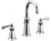Kohler Archer K-11076-4-CP Polished Chrome 8-16" Widespread Lavatory Faucet with Lever Handles