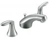 Kohler Coralais K-15261-4-G Brushed Chrome Widespread Lavatory Faucet with Lever Handles
