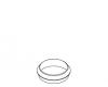 Kohler 1010161-BN Part - Brushed Nickel Trim Ring- Bath Handle