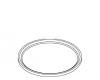Kohler 1084500-BGD Part - Vibrant Moderne Brushed Gold Strainer Ring Round