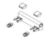 Kohler 1109093-G9 Part - Sandbar Hinge Assembly