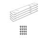 Kohler 1172604-BTG Part - Glass Shelf Kit- 13"