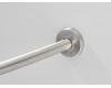 Kohler Contemporary K-9351-BS Brushed Stainless Expanse Curved Shower Rod - Contemporary Design
