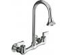 Kohler Triton K-7319-4-CP Polished Chrome Utility Sink Faucet with Lever Handles
