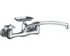 Kohler Clearwater K-7856-3-BN Vibrant Brushed Nickel Clearwater Sink Supply Faucet with 12" Spout Reach and Cross Handles