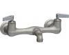 Kohler Knoxford K-8924-CP Polished Chrome Service Sink Faucet with 2" Spout Reach and Lever Handles