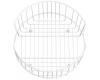 Kohler Porto Fino & Undertone K-6518-7 Black Coated Wire Rinse Basket