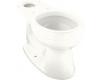Kohler Cimarron K-4287-0 White Cimarron Round-Front Toilet Bowl