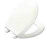 Kohler Lustra K-4662-0 White Round, Closed-Front Toilet Seat and Cover without Antimicrobial Agent