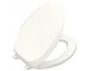 Kohler French Curve K-4713-0 White French Curve Quiet-Close Elongated Toilet Seat