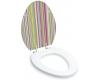 Kohler Surprise K-4717-CP-D7 Surprise Surprise Elongated Artful Toilet Seat with Closed-Front and Polished Chrome Hinges